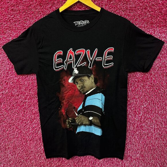 Eazy-E Ruthless Records NWA Poster West Coast Hip Hop Tee Small - Picture 1 of 4